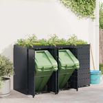 Casa si Gradina - Gradina si terasa - Mobilier exterior - Dulapuri si lazi depozitare exterior - Depozitare pentru 3 pubele Wheelie Antracit - Infinity.ro