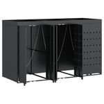 Casa si Gradina - Gradina si terasa - Mobilier exterior - Dulapuri si lazi depozitare exterior - Depozitare pentru 3 pubele Wheelie Antracit - Infinity.ro