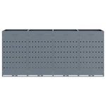 Casa si Gradina - Gradina si terasa - Mobilier exterior - Dulapuri si lazi depozitare exterior - Depozitare pentru 4 pubele Wheelie Gri deschis - Infinity.ro
