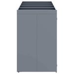 Casa si Gradina - Gradina si terasa - Mobilier exterior - Dulapuri si lazi depozitare exterior - Depozitare pentru 4 pubele Wheelie Gri deschis - Infinity.ro