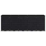 Casa si Gradina - Gradina si terasa - Mobilier exterior - Dulapuri si lazi depozitare exterior - Depozitare pentru 5 pubele Wheelie Negru 340 x 77,5 x 121,5 cm - Infinity.ro