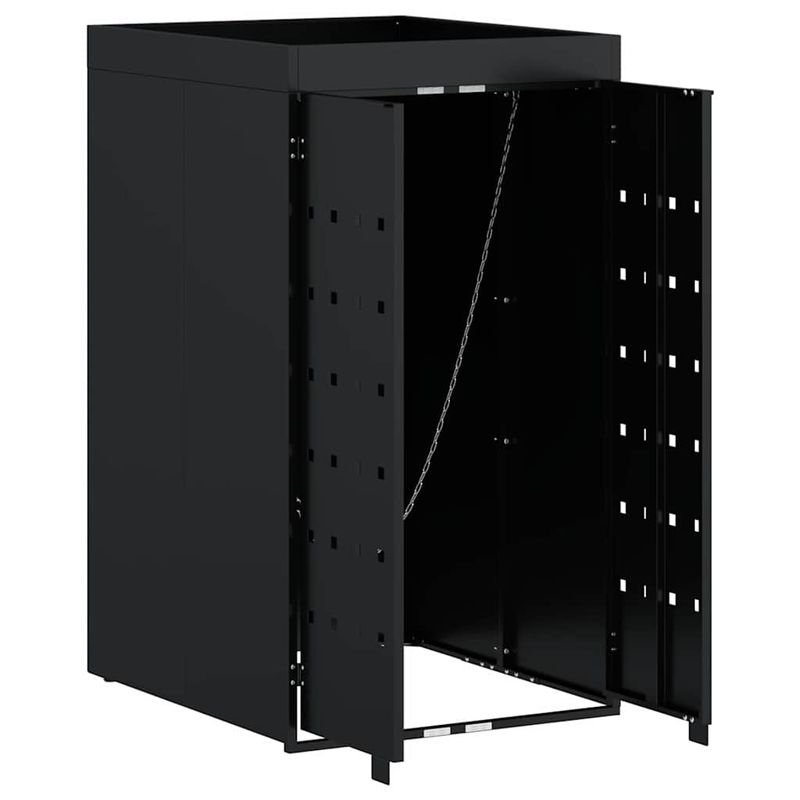Casa si Gradina - Gradina si terasa - Mobilier exterior - Dulapuri si lazi depozitare exterior - Depozitare pentru pubela cu acoperis pentru ghiveci, pentru pubela unica de 240L - Infinity.ro
