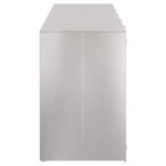 Casa si Gradina - Gradina si terasa - Mobilier exterior - Dulapuri si lazi depozitare exterior - Depozitare pentru 3 pubele Wheelie Argintiu - Infinity.ro