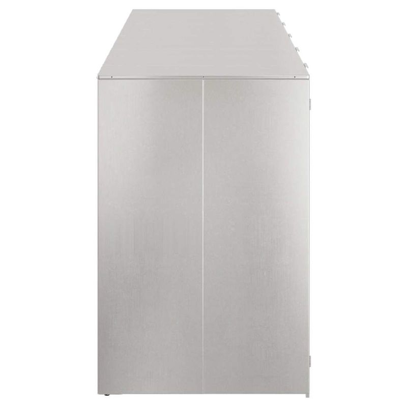 Casa si Gradina - Gradina si terasa - Mobilier exterior - Dulapuri si lazi depozitare exterior - Depozitare pentru 3 pubele Wheelie Argintiu - Infinity.ro