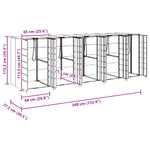 Casa si Gradina - Gradina si terasa - Mobilier exterior - Dulapuri si lazi depozitare exterior - Depozitare pentru 3 pubele Wheelie Argintiu - Infinity.ro