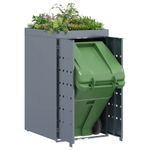 Casa si Gradina - Gradina si terasa - Mobilier exterior - Dulapuri si lazi depozitare exterior - Depozitare pentru pubela cu acoperis pentru ghiveci, pentru pubela unica de 240L - Infinity.ro