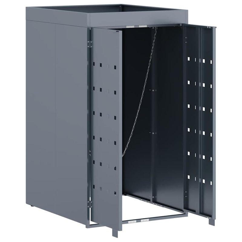 Casa si Gradina - Gradina si terasa - Mobilier exterior - Dulapuri si lazi depozitare exterior - Depozitare pentru pubela cu acoperis pentru ghiveci, pentru pubela unica de 240L - Infinity.ro