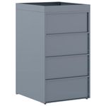 Casa si Gradina - Gradina si terasa - Mobilier exterior - Dulapuri si lazi depozitare exterior - Depozitare pentru pubela cu acoperis pentru ghiveci, pentru pubela unica de 240L - Infinity.ro