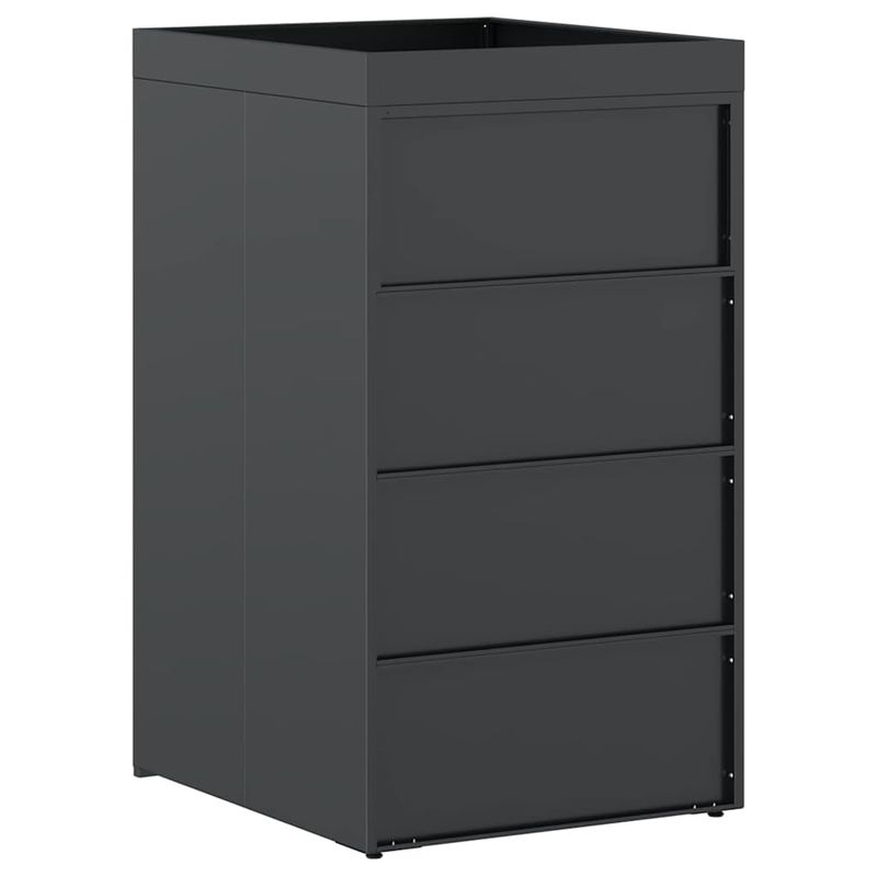 Casa si Gradina - Gradina si terasa - Mobilier exterior - Dulapuri si lazi depozitare exterior - Depozitare pentru pubela cu acoperis pentru ghiveci, pentru pubela unica de 240L - Infinity.ro