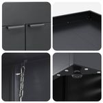 Casa si Gradina - Gradina si terasa - Mobilier exterior - Dulapuri si lazi depozitare exterior - Depozitare pentru pubela cu acoperis pentru ghiveci, pentru pubela unica de 240L - Infinity.ro
