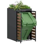Casa si Gradina - Gradina si terasa - Mobilier exterior - Dulapuri si lazi depozitare exterior - Depozit pentru cosuri cu acoperis pentru plante pentru cos de 240L - Infinity.ro