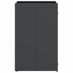 Casa si Gradina - Gradina si terasa - Mobilier exterior - Dulapuri si lazi depozitare exterior - Depozit pentru cosuri cu acoperis pentru plante pentru cos de 240L - Infinity.ro