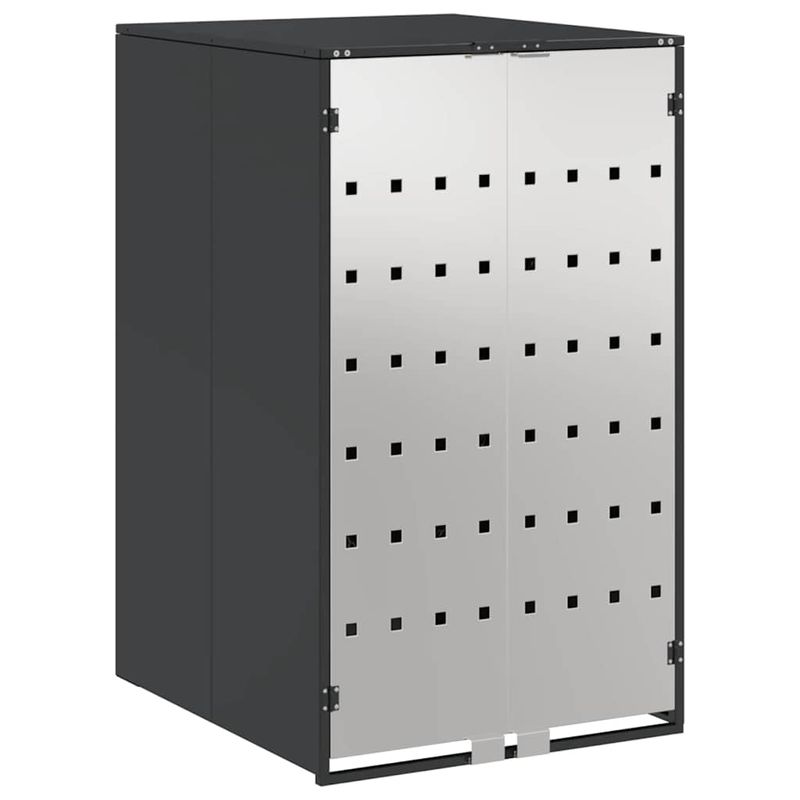 Casa si Gradina - Gradina si terasa - Mobilier exterior - Dulapuri si lazi depozitare exterior - Depozit pentru cosuri cu capac cu mecanism pe gaz pentru cos de 240L - Infinity.ro