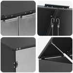 Casa si Gradina - Gradina si terasa - Mobilier exterior - Dulapuri si lazi depozitare exterior - Depozit pentru cosuri cu capac cu mecanism pe gaz pentru cos de 240L - Infinity.ro