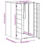 Casa si Gradina - Gradina si terasa - Mobilier exterior - Dulapuri si lazi depozitare exterior - Depozit pentru cosuri cu capac cu mecanism pe gaz pentru cos de 240L - Infinity.ro
