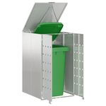 Casa si Gradina - Gradina si terasa - Mobilier exterior - Dulapuri si lazi depozitare exterior - Depozit pentru cosuri cu capac cu mecanism pe gaz pentru cos de 240L - Infinity.ro