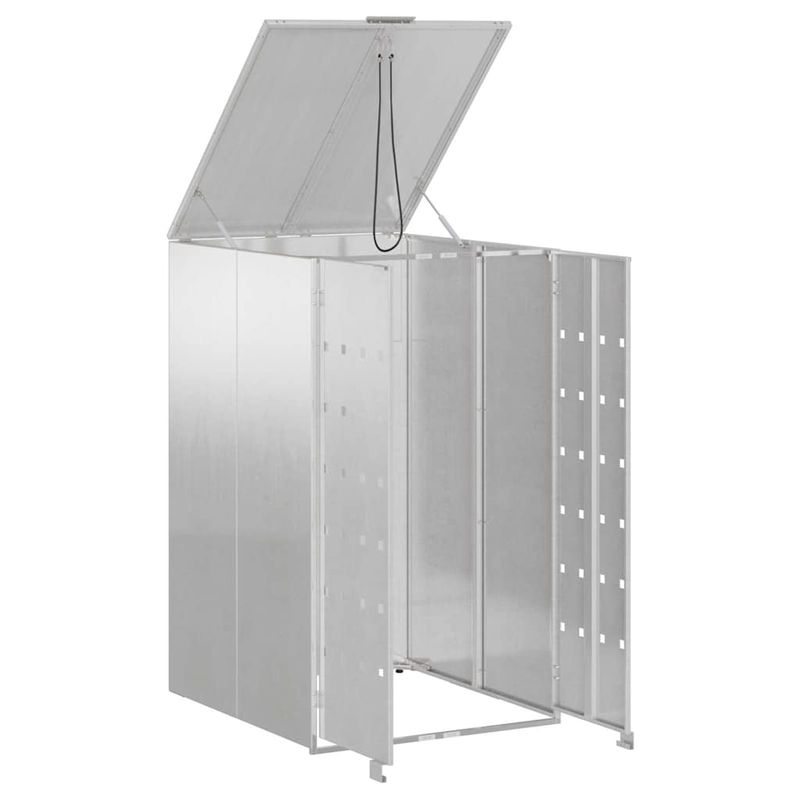 Casa si Gradina - Gradina si terasa - Mobilier exterior - Dulapuri si lazi depozitare exterior - Depozit pentru cosuri cu capac cu mecanism pe gaz pentru cos de 240L - Infinity.ro