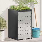 Casa si Gradina - Gradina si terasa - Mobilier exterior - Dulapuri si lazi depozitare exterior - Depozit pentru cosuri cu acoperis pentru plante pentru cos de 240L - Infinity.ro