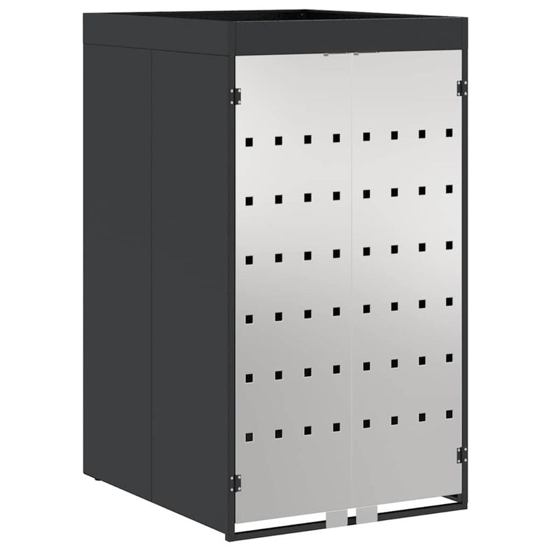 Casa si Gradina - Gradina si terasa - Mobilier exterior - Dulapuri si lazi depozitare exterior - Depozit pentru cosuri cu acoperis pentru plante pentru cos de 240L - Infinity.ro