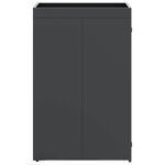 Casa si Gradina - Gradina si terasa - Mobilier exterior - Dulapuri si lazi depozitare exterior - Depozit pentru cosuri cu acoperis pentru plante pentru cos de 240L - Infinity.ro