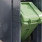 Casa si Gradina - Gradina si terasa - Mobilier exterior - Dulapuri si lazi depozitare exterior - Depozitare pentru 6 pubele Wheelie Gri deschis - Infinity.ro