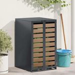 Casa si Gradina - Gradina si terasa - Mobilier exterior - Dulapuri si lazi depozitare exterior - Depozit pentru cosuri cu capac cu mecanism pe gaz pentru cos de 240L - Infinity.ro
