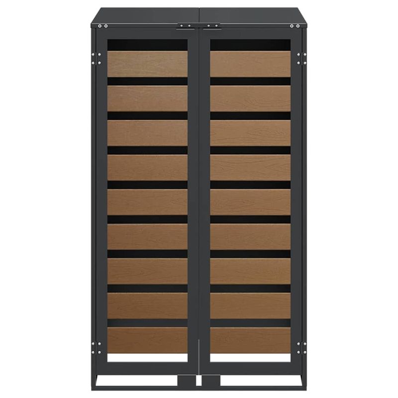 Casa si Gradina - Gradina si terasa - Mobilier exterior - Dulapuri si lazi depozitare exterior - Depozit pentru cosuri cu capac cu mecanism pe gaz pentru cos de 240L - Infinity.ro