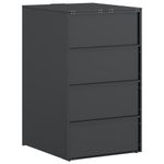 Casa si Gradina - Gradina si terasa - Mobilier exterior - Dulapuri si lazi depozitare exterior - Depozit pentru cosuri cu capac cu mecanism pe gaz pentru cos de 240L - Infinity.ro