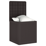 Casa si Gradina - Gradina si terasa - Mobilier exterior - Dulapuri si lazi depozitare exterior - Cutie de depozitare pentru gradina Marron 55x53x57 cm PP - Infinity.ro