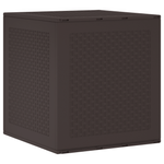 Casa si Gradina - Gradina si terasa - Mobilier exterior - Dulapuri si lazi depozitare exterior - Cutie de depozitare pentru gradina Marron 55x53x57 cm PP - Infinity.ro