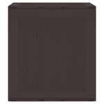 Casa si Gradina - Gradina si terasa - Mobilier exterior - Dulapuri si lazi depozitare exterior - Cutie de depozitare pentru gradina Marron 55x53x57 cm PP - Infinity.ro