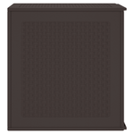 Casa si Gradina - Gradina si terasa - Mobilier exterior - Dulapuri si lazi depozitare exterior - Cutie de depozitare pentru gradina Marron 55x53x57 cm PP - Infinity.ro