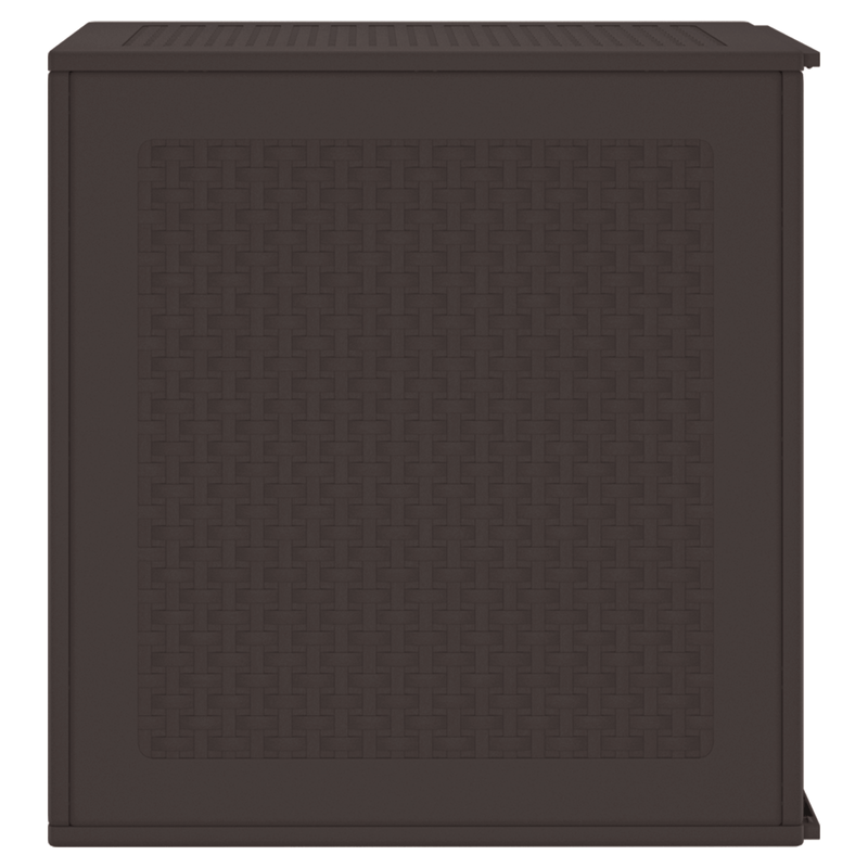 Casa si Gradina - Gradina si terasa - Mobilier exterior - Dulapuri si lazi depozitare exterior - Cutie de depozitare pentru gradina Marron 55x53x57 cm PP - Infinity.ro