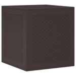 Casa si Gradina - Gradina si terasa - Mobilier exterior - Dulapuri si lazi depozitare exterior - Cutie de depozitare pentru gradina Marron 55x53x57 cm PP - Infinity.ro