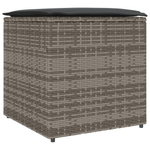 Casa si Gradina - Gradina si terasa - Mobilier exterior - Dulapuri si lazi depozitare exterior - Cutie de Depozitare pentru Exterior Gri si Gri Inchis Ratan Mare - Infinity.ro