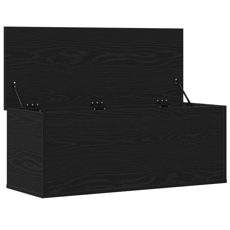 Casa si Gradina - Mobilier - Organizare si depozitare - Cufere si lazi - Lada depozitare, stejar negru, 90x35x35 cm, lemn prelucrat - Infinity.ro