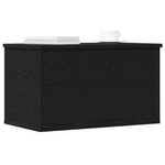 Casa si Gradina - Mobilier - Organizare si depozitare - Cufere si lazi - Lada depozitare cu capac, stejar negru, 60x35x35 cm, lemn - Infinity.ro
