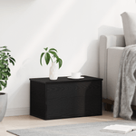 Casa si Gradina - Mobilier - Organizare si depozitare - Cufere si lazi - Lada depozitare cu capac, stejar negru, 60x35x35 cm, lemn - Infinity.ro