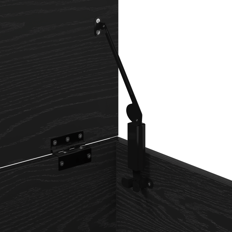 Casa si Gradina - Mobilier - Organizare si depozitare - Cufere si lazi - Lada depozitare cu capac, stejar negru 60x42x46 cm lemn - Infinity.ro