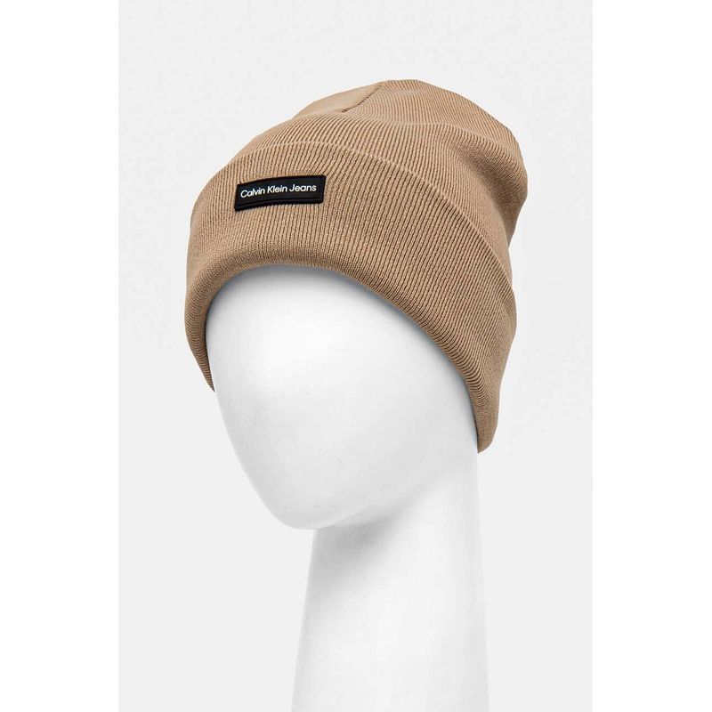 Fashion, accesorii si bijuterii - Barbati - Accesorii barbati - Caciuli si sepci barbati - Caciula barbati Calvin Klein Jeans K50K512142 ONE SIZE Bej - Infinity.ro