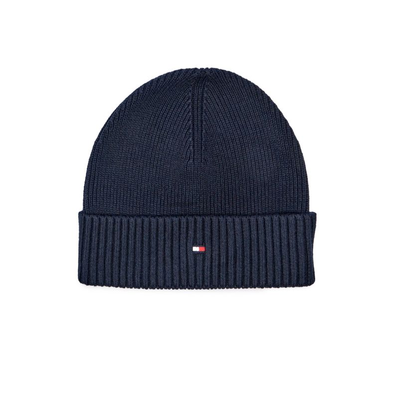 Fashion, accesorii si bijuterii - Barbati - Accesorii barbati - Esarfe si fulare barbati - Set Fular si Caciula Tommy Hilfiger AM0AM12937 Bleumarin ONE SIZE - Infinity.ro