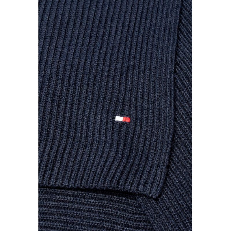 Fashion, accesorii si bijuterii - Barbati - Accesorii barbati - Esarfe si fulare barbati - Set Fular si Caciula Tommy Hilfiger AM0AM12937 Bleumarin ONE SIZE - Infinity.ro