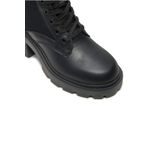 Fashion, accesorii si bijuterii - Femei - Incaltaminte femei - Ghete femei - Ghete dama Tommy Jeans Mid Heel Boot Mix Media EN0EN02556 Negru 40 EU - Infinity.ro