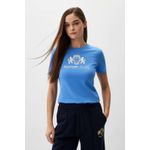 Fashion, accesorii si bijuterii - Femei - Imbracaminte femei - Tricouri si topuri femei - Tricou dama Tommy Hilfiger WW0WW43892 L INTL Albastru - Infinity.ro