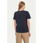 Fashion, accesorii si bijuterii - Femei - Imbracaminte femei - Tricouri si topuri femei - Tricou dama Tommy Hilfiger WW0WW44177 L INTL Bleumarin - Infinity.ro