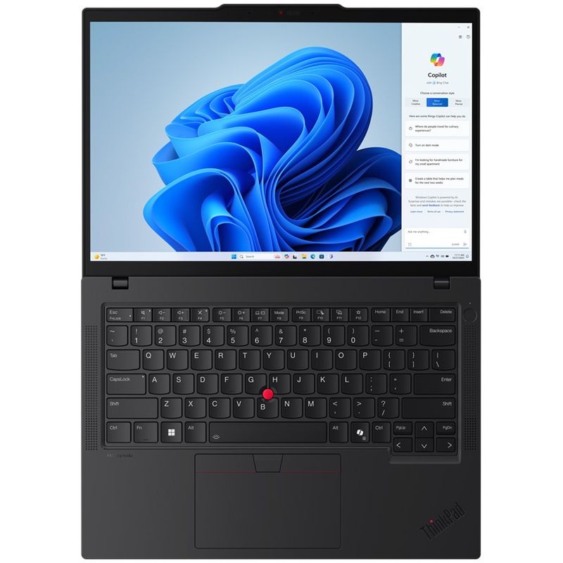 Laptop, Telefoane si Tablete - Laptopuri si accesorii - Laptopuri - Laptop Lenovo ThinkPad T14 Gen 5, Intel Core Ultra 7 155U, 14", 64GB, 1TB SSD, Windows 11 Pro, Black - Infinity.ro