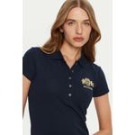 Fashion, accesorii si bijuterii - Femei - Imbracaminte femei - Tricouri si topuri femei - Tricou dama polo Tommy Hilfiger WW0WW43931 XS INTL Bleumarin - Infinity.ro
