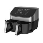 Electronice si Electrocasnice - Electrocasnice bucatarie - Aparate de gatit & desert - Friteuze - Friteuza cu aer cald Instant Pot Vortex Plus Dual, 1700W, 7.6L, 6 functii, Negru/Argintiu - Infinity.ro