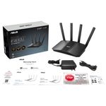 PC, gaming si accesorii - Retelistica - Wireless - Routere Wireless - Router Gaming Wireless ASUS RT-BE82U, BE6500, Dual-Band, CPU Quad-Core 2.0GHz, MLO, Port 2.5G, AiMesh - Infinity.ro