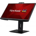 PC, gaming si accesorii - Desktop PC & monitoare - Monitoare - Monitor Videoconferinta ViewSonic VG2440V, 23.8'', Full HD, IPS, 75Hz, Camera Web 2MP, Difuzoare, HDMI, DP - Infinity.ro